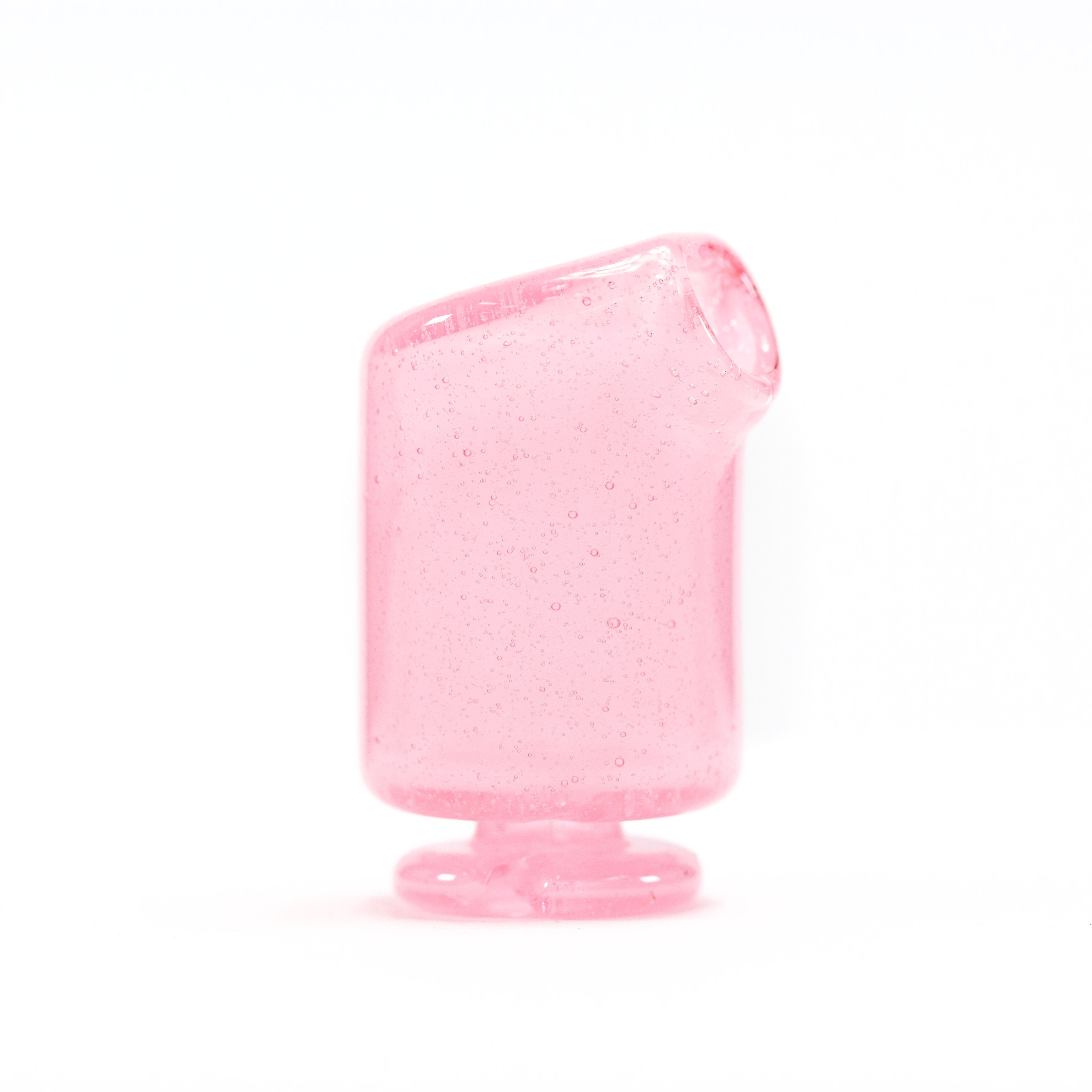 Kizmit Glass Pink Lollipop Pivot Spinner Tip & Pearls #KZM26 - Planet Caravan